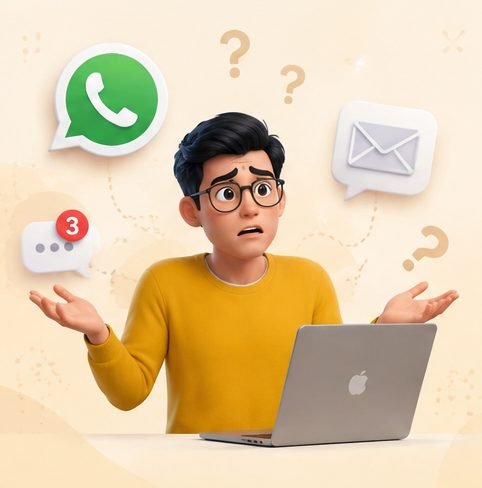 Email and whatsapp marketing problem